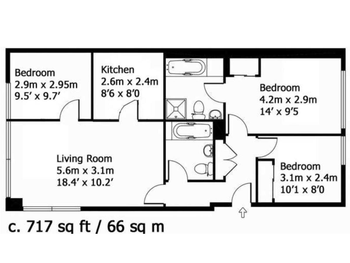 Superb Central Modern 3Bed 2Bath With Wifi, Trendy Fitzrovia W1 By Oxford Street Affable Informative Host Londra Dış mekan fotoğraf